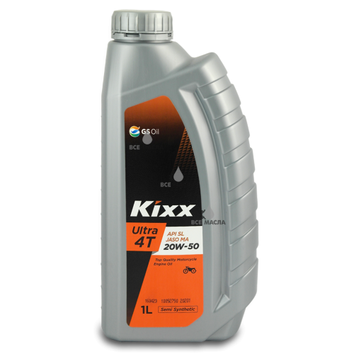 Kixx Ultra 4T 20W-50 MA 1 л.