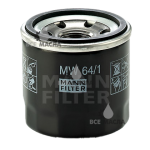 Фильтр масляный для мототехники MANN-FILTER MW64/1