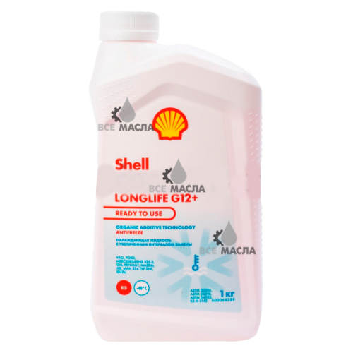 Shell Coolant Longlife G12+ 1 л.