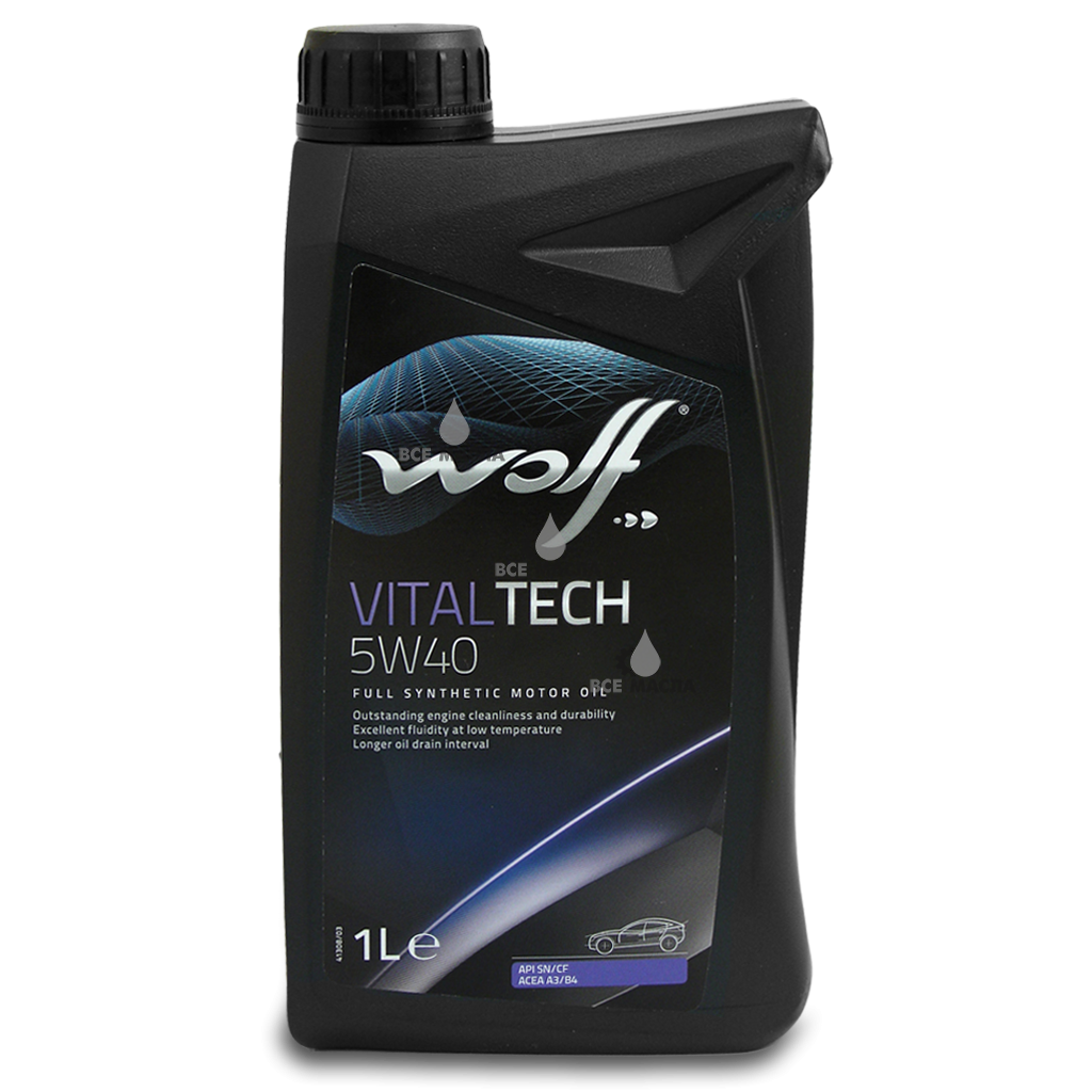 Купить моторное масло Wolf VitalTech 5W-40 в СПб